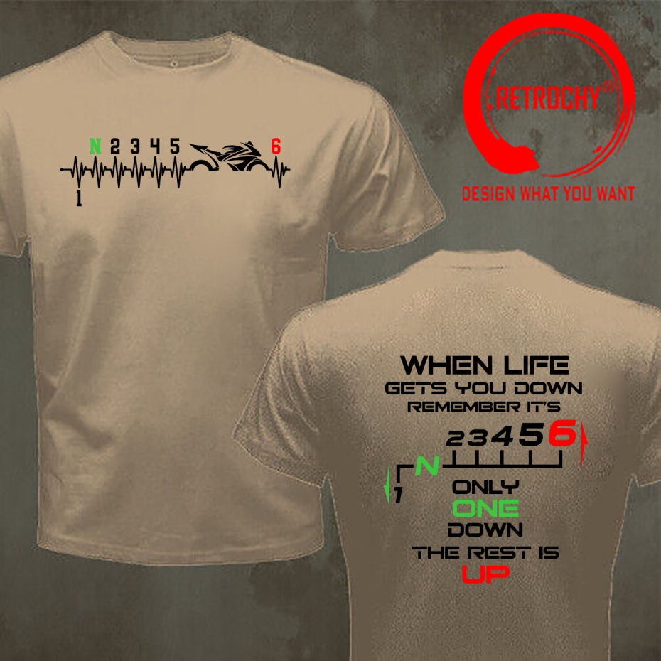 Funny Design 1N23456 Heartbeat - огляд і ціна Motorcycle Gear Up Down