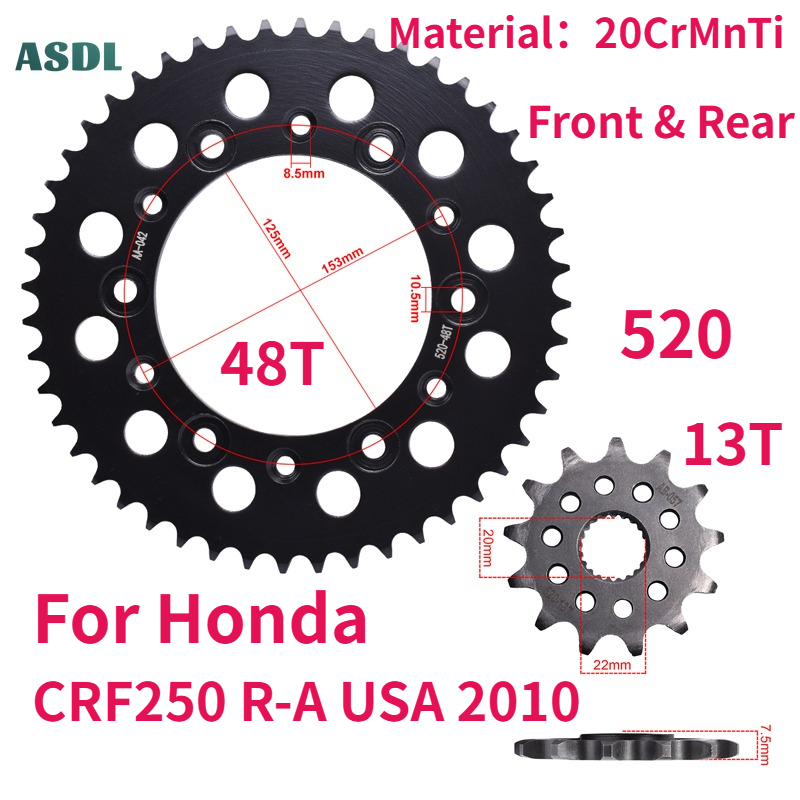 520 Chain 48T 13T Teeth Motorc - огляд і ціна Motorcycle Gear Usa