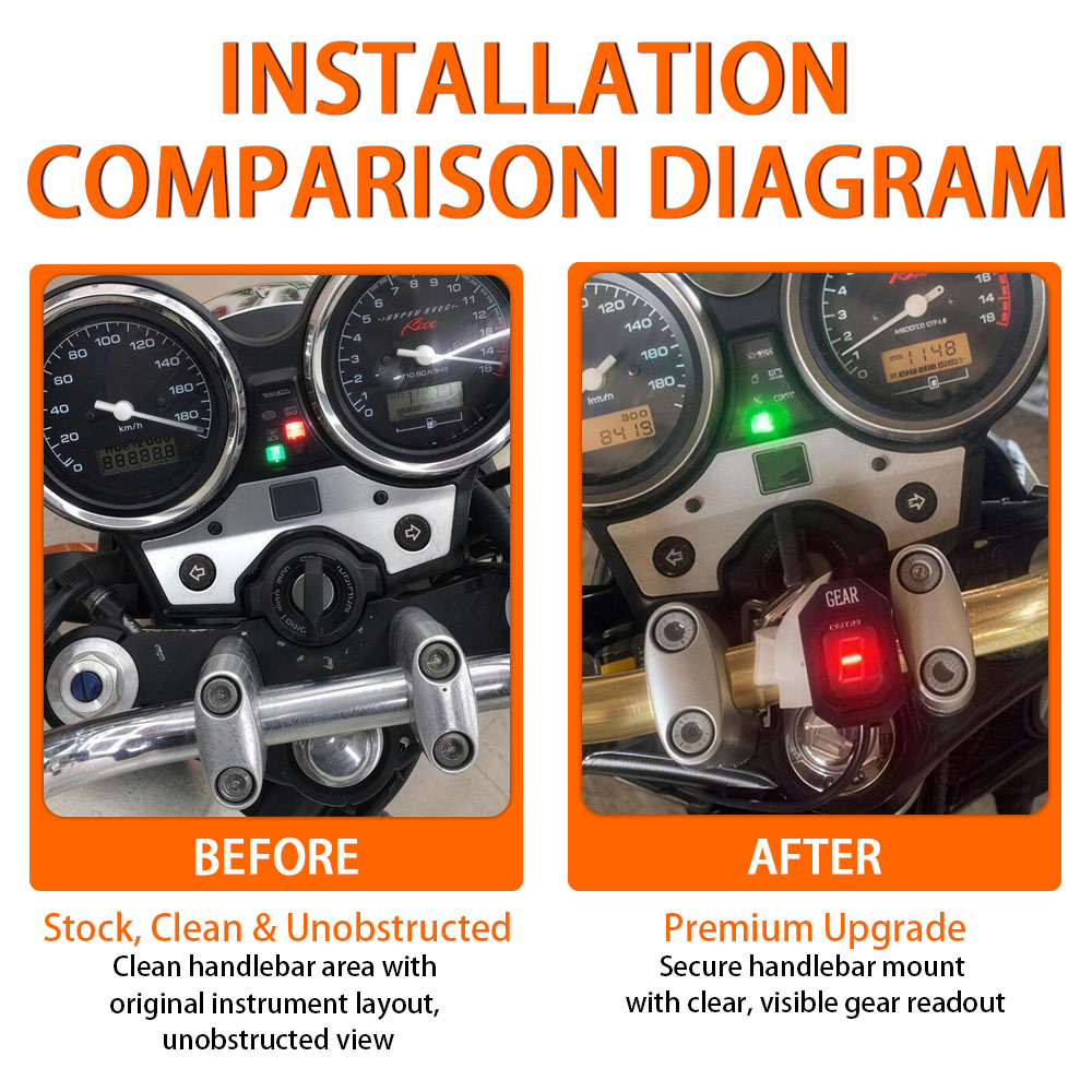 Fit For Universal Motorcycle A - огляд і ціна Motorcycle Gear Indicator