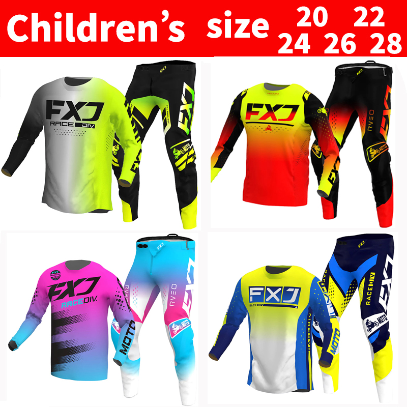 FXJ Motocross Jersey and Pants - огляд і ціна Motorcycle Gear Youth