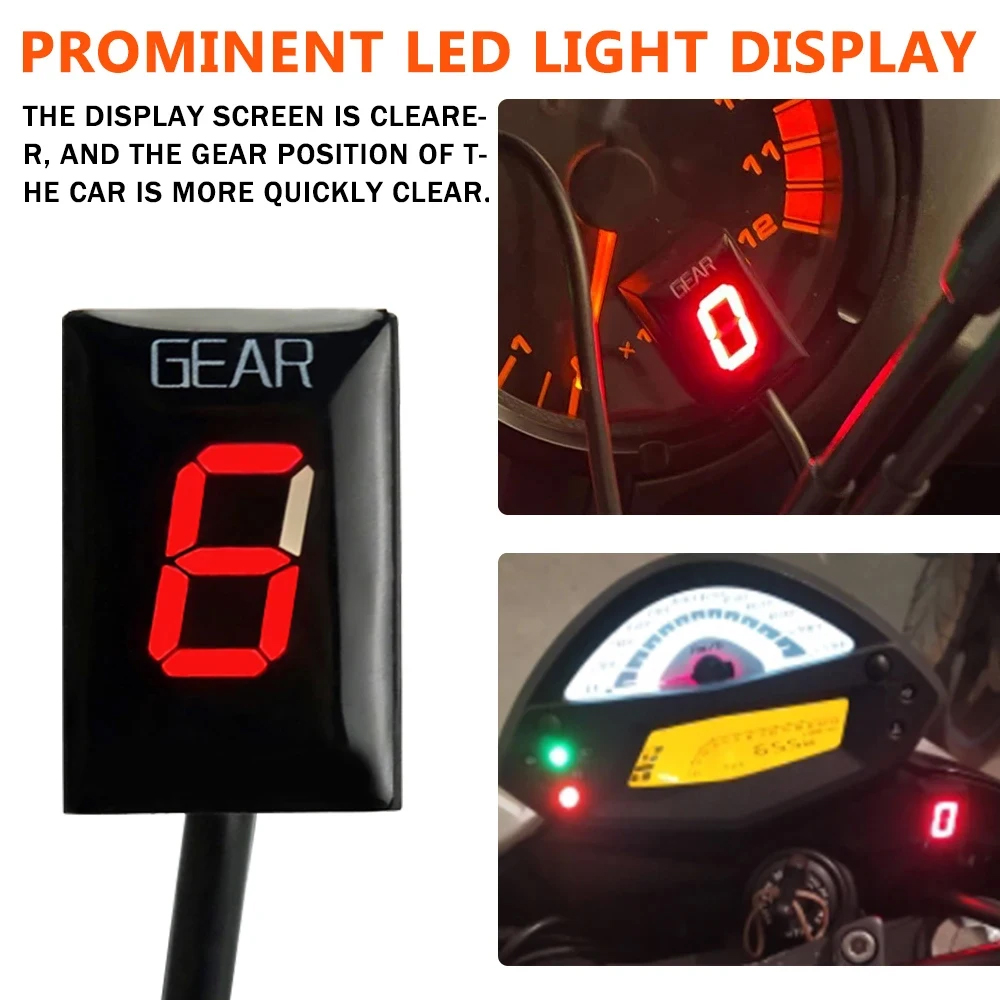 For YAMAHA YZF-R1 YZFR1 YZF-R6 - огляд і ціна Motorcycle Gear Indicator